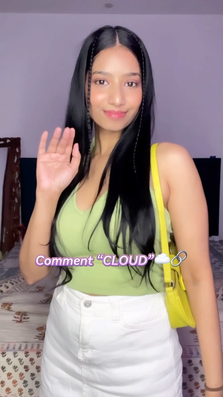 Instagram post by @sakshi_chaturvedi_ for Craze. Caption reads: [...] glow unlocked ☁️✨ Thanks to....