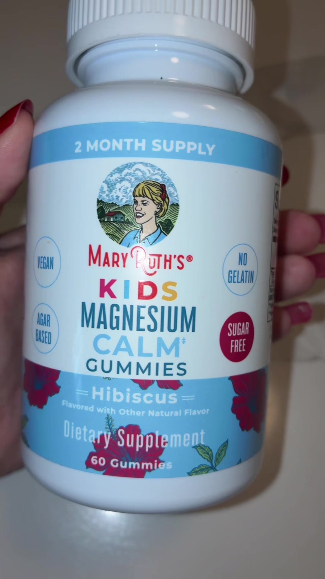 TikTok post by @tamragamila_ for MaryRuth's Kids. Caption reads: My kids, I've been loving these magnesium gummy's....
