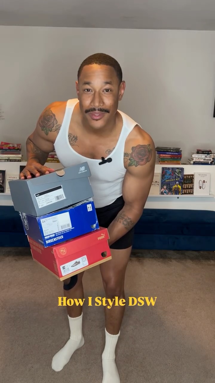 Instagram post by @eric.stephon for DSW. Caption reads: DSW knows the best ways to level up your fall....