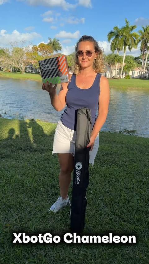 Instagram post by @americanlifeugc for XbotGo. Caption reads: [...] smart shots in 4K—no help needed. #XbotGo....