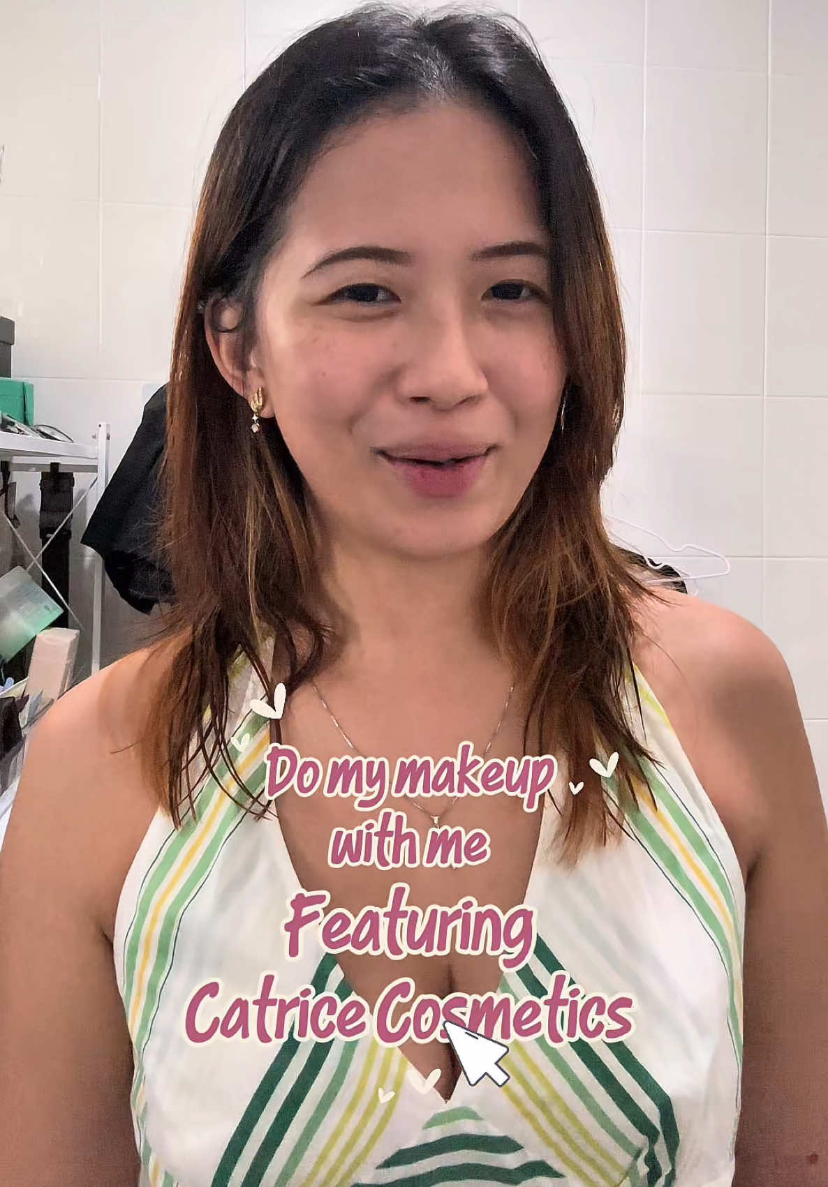 TikTok post by @mame_lamb for Partipost. Caption reads: ✨POV: You’re playing GRWM Blush & Gloss edition....