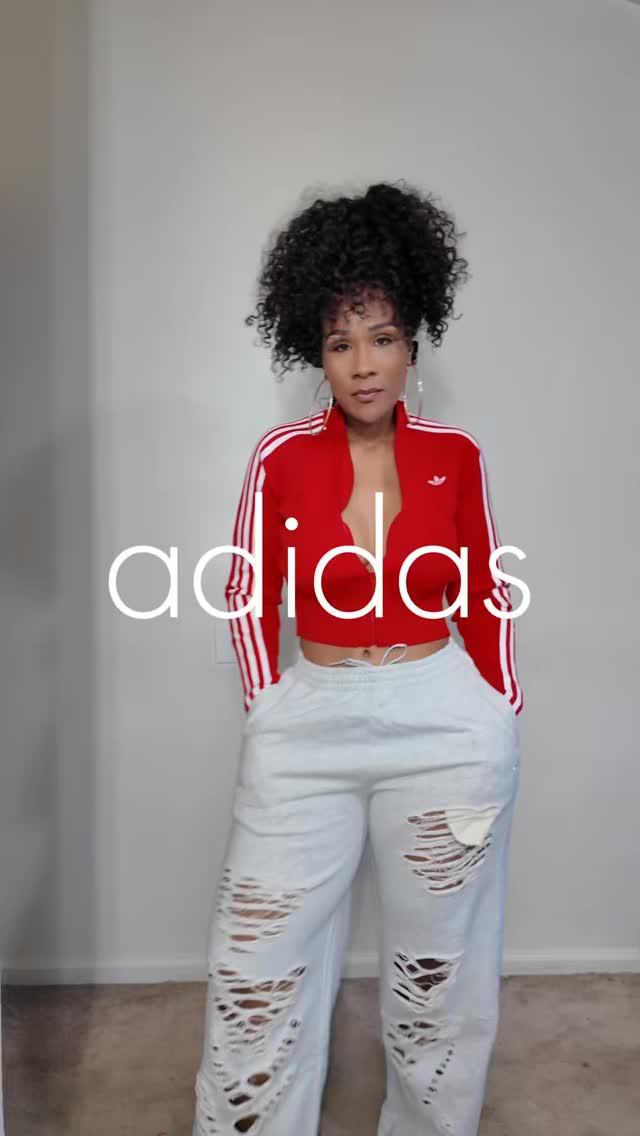 Instagram post by @biancasamone for adidas. Caption reads: Comment “adidas” to receive the Link in your....