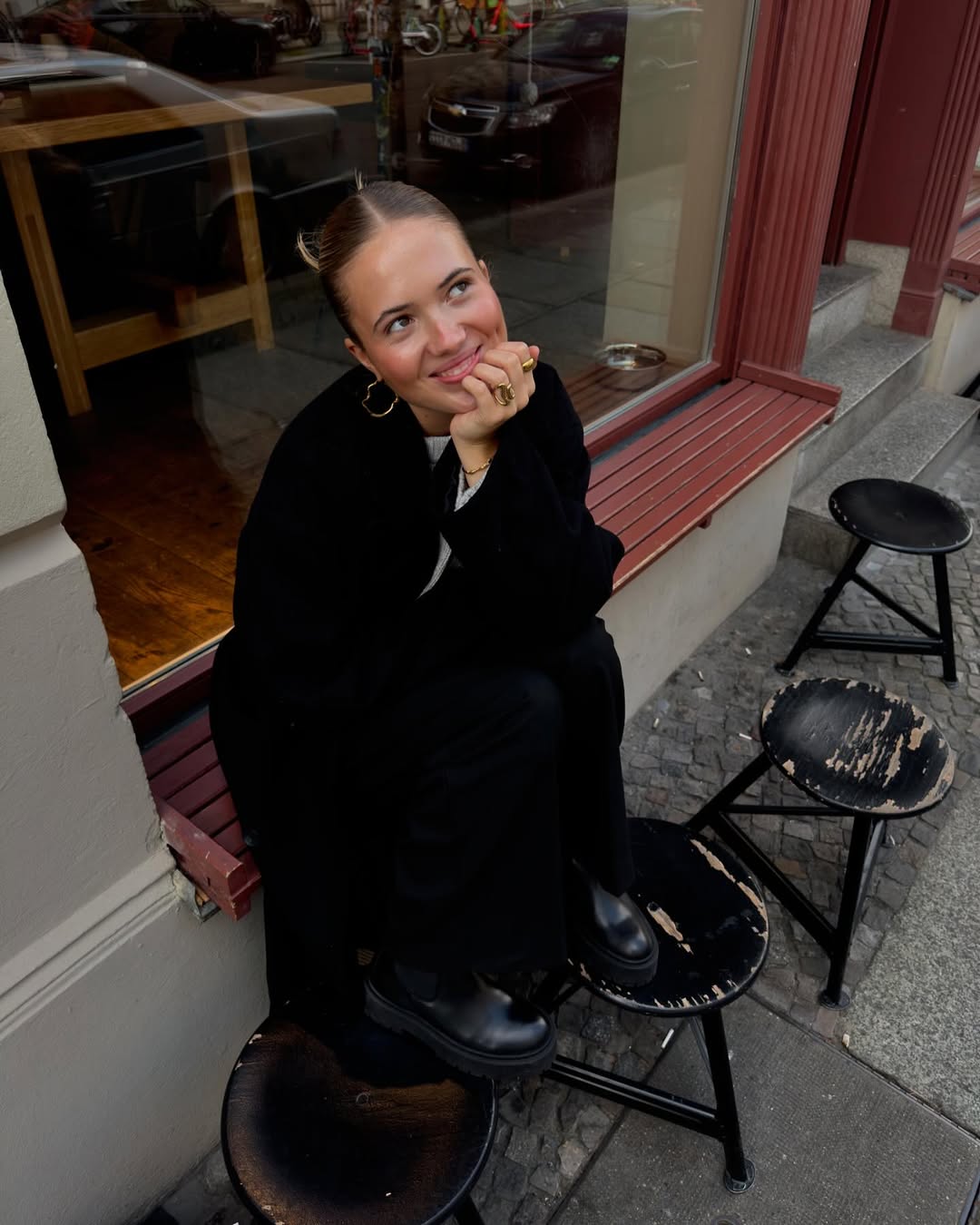 Instagram post by @jolinanaemii for EDITED. Caption reads: another fall day with @aboutyoude @editedofficial....