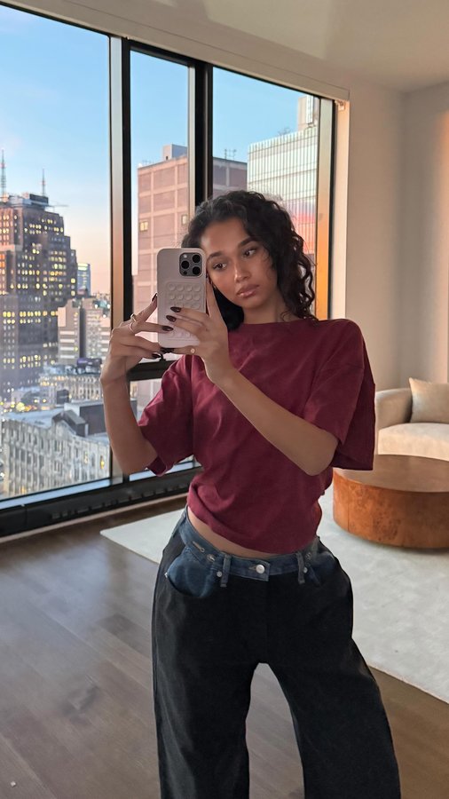 Instagram post by @amayaancr for Pureology. Caption reads: Loving this hair oil from @pureology ! My curls....