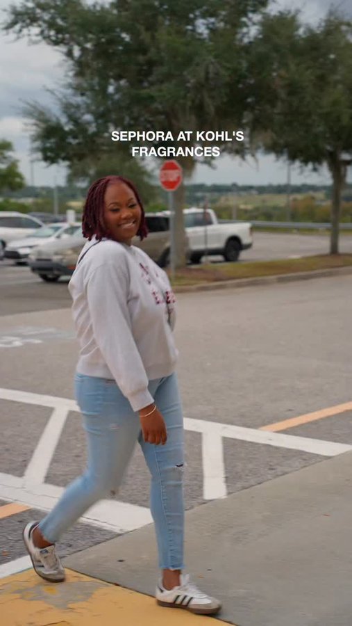 Instagram post by @thecherystv for Kohl's. Caption reads: I went to @sephora at @kohls to find the one — and....