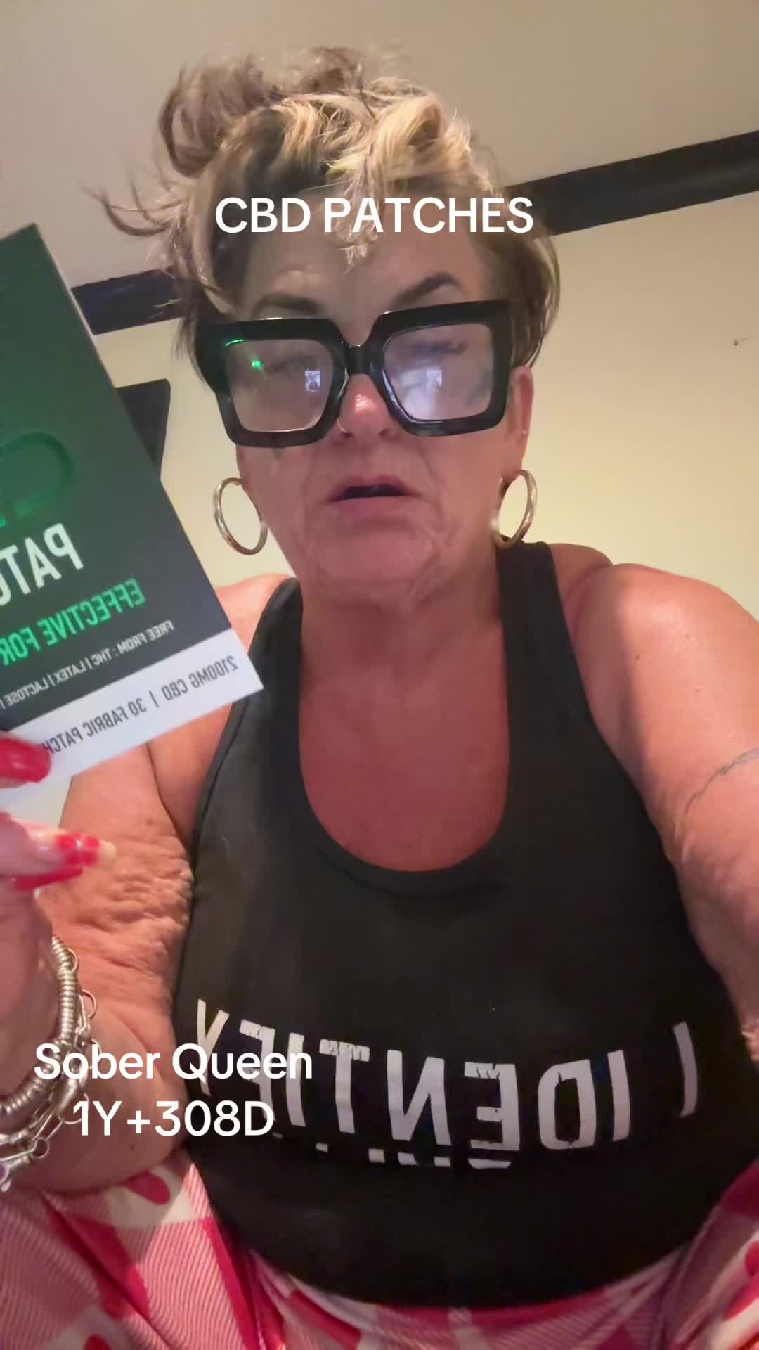 TikTok post by @carolebosswatson for Stronglife. Caption reads: @Stronglife #foryoupagе #soberqueen [...].