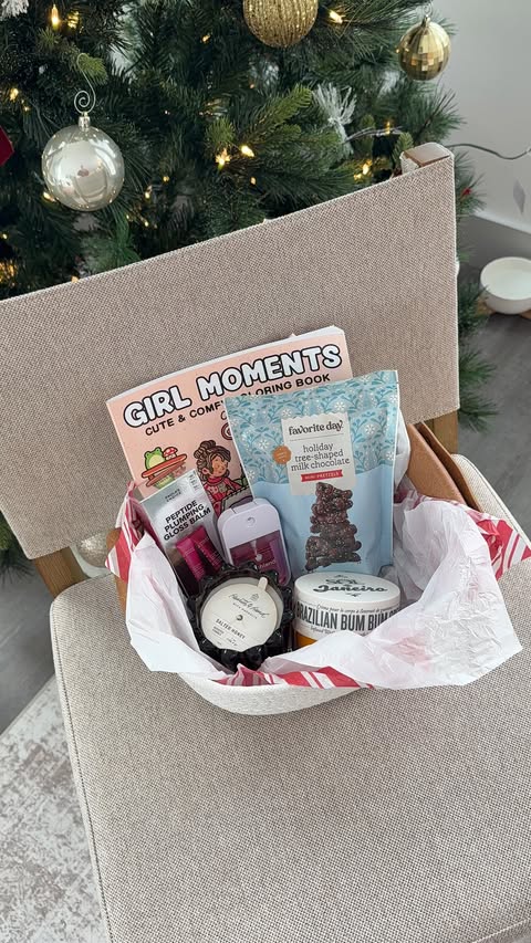 Instagram post by @torilanaee for Paulas Choice. Caption reads: making my bestie a burr basket❄️✨❤️ you can....