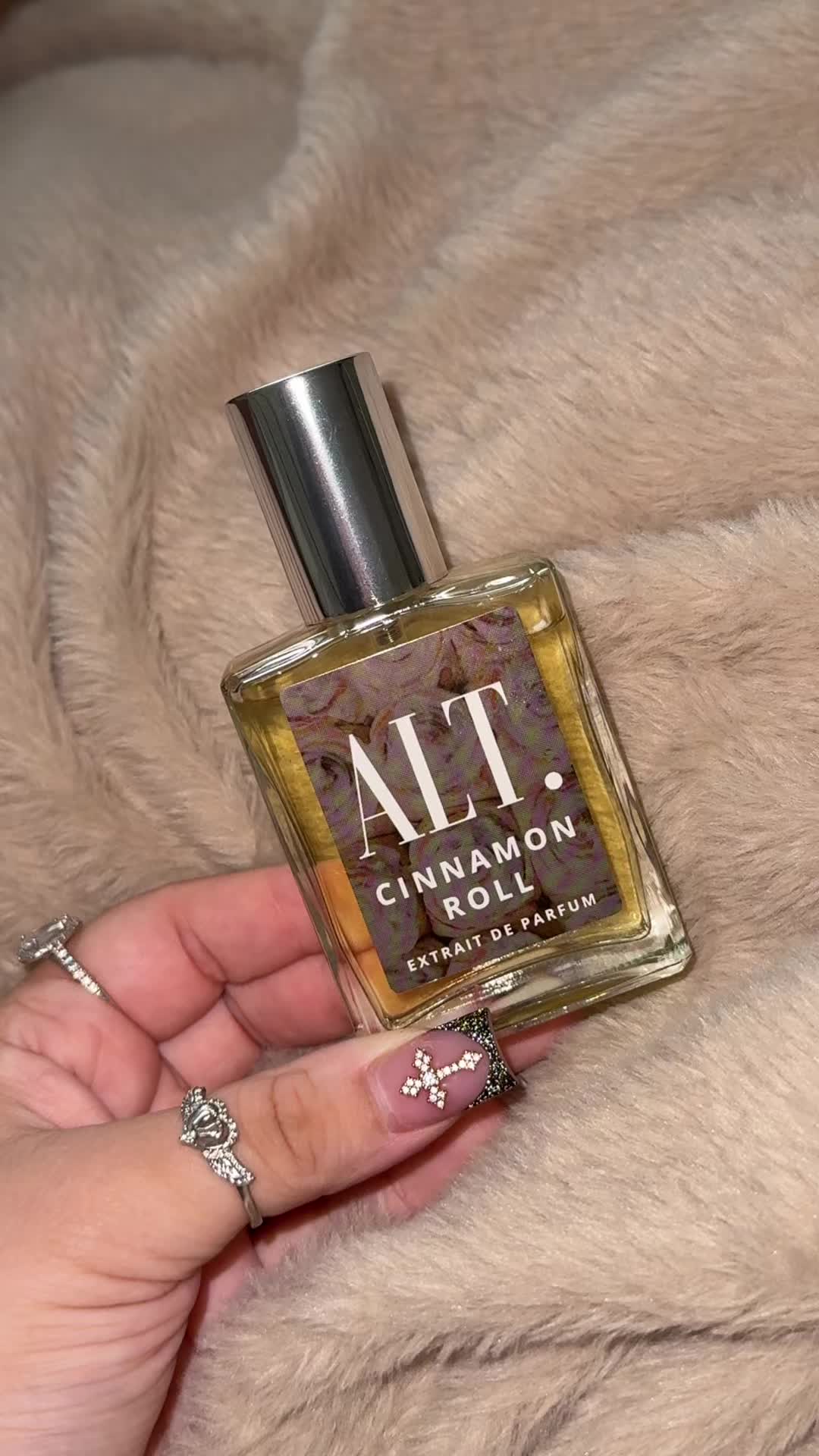 TikTok post by @selfcarewithtatiana for ALT. Fragrances. Caption reads: a perfume that will have you smelling better than....