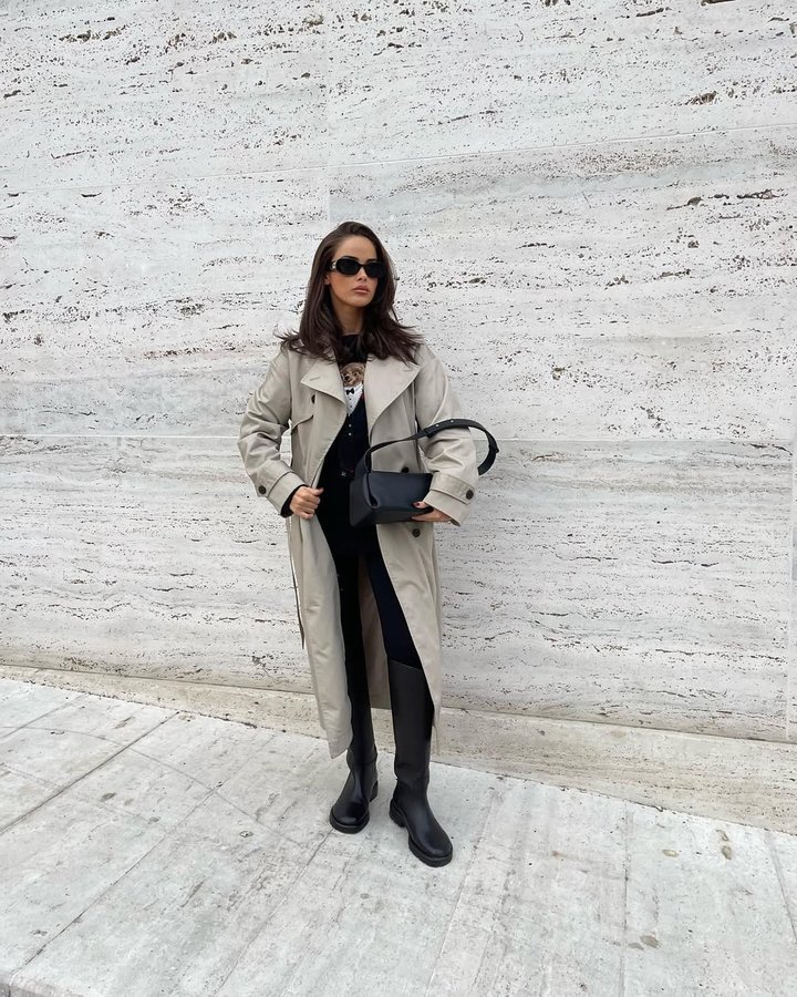 Instagram post by @mihamcqueen for GINO ROSSI. Caption reads: Gino Rossi Minimal Collection 🖤 @cccshoesbags....