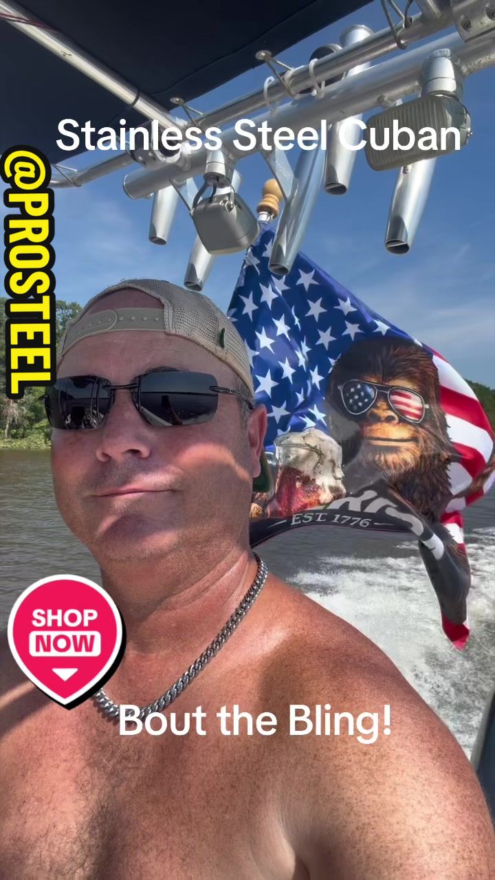 TikTok post by @shelbybyrd007 for PROSTEEL. Caption reads: [...] For Men Women Gift Box Summervibe @PROSTEEL.