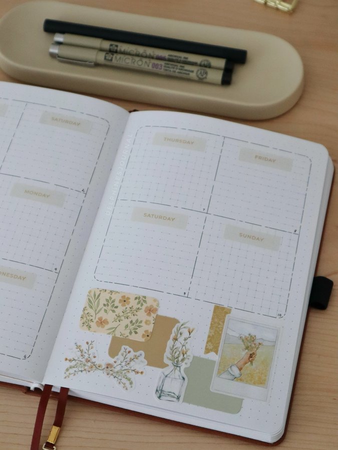 Instagram post by @delphinesjournal for Toms Studio. Caption reads: Photos of my first weekly 🤍

I’ve loved learning....