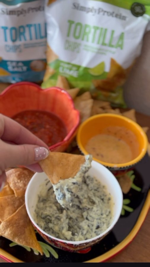 Instagram post by @coloradofoodie for SimplyProtein. Caption reads: Girls Night just got Better with @simplyprotein....