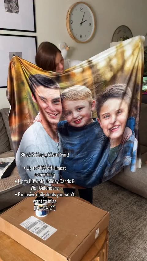 Instagram post by @dani.mccormick for VistaPrint. Caption reads: #VistaPrintPartner Look how awesome these custom....