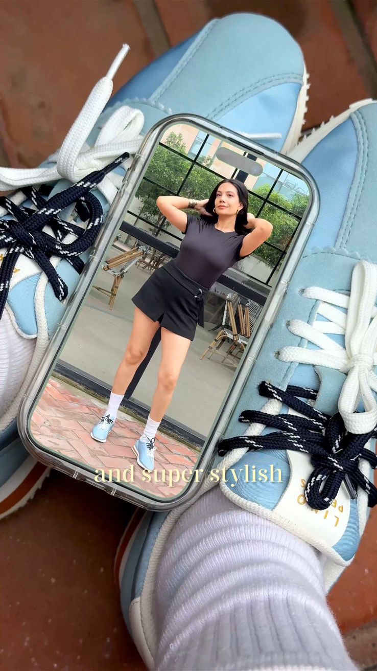 Instagram post by @whatbdoes_ for Lino Perros. Caption reads: Grounded in comfort, lifted by style. 👟💙

Watch....