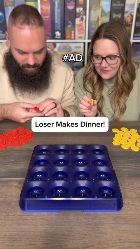 Instagram post by an influencer for Hasbro Games. Caption reads: [...] Us! 3... 2... 1... FRENZY! @hasbrogames....