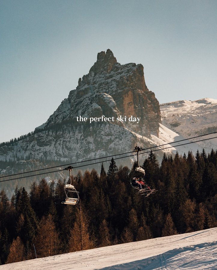 Instagram post by @sjoerdbracke for Sonos. Caption reads: The perfect ski day with @sonos ⛷️❄️....