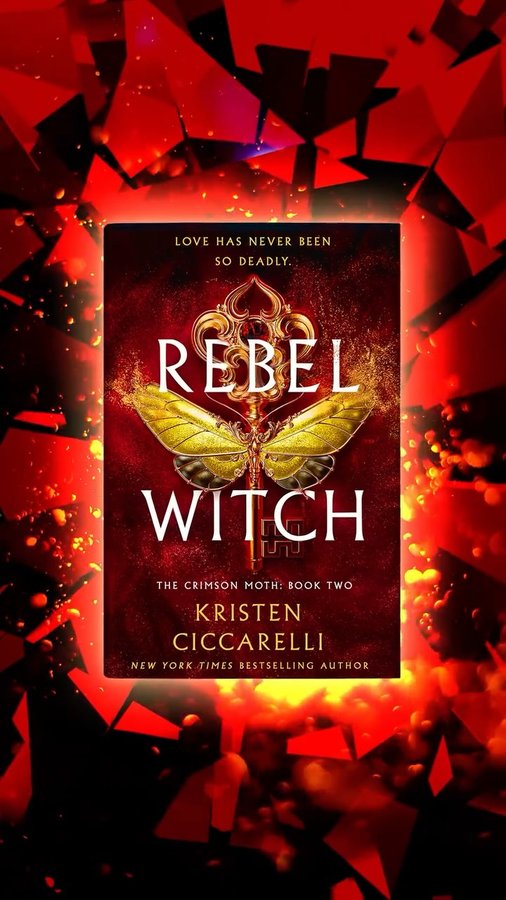 Instagram post by @kristenciccarelli for Wednesday Books. Caption reads: The stakes are even higher in this epic, romantic....