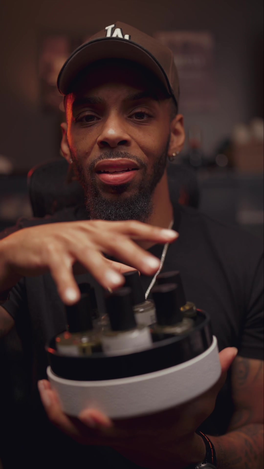 TikTok post by @imdevantewarner for Eternal Perfume Oils. Caption reads: @Eternal Perfume Oils is definitely the cheat code....