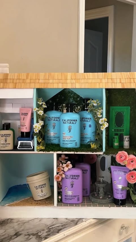 Instagram post by @paigewithababyface for California Naturals. Caption reads: [...] new product to life, go check out California....