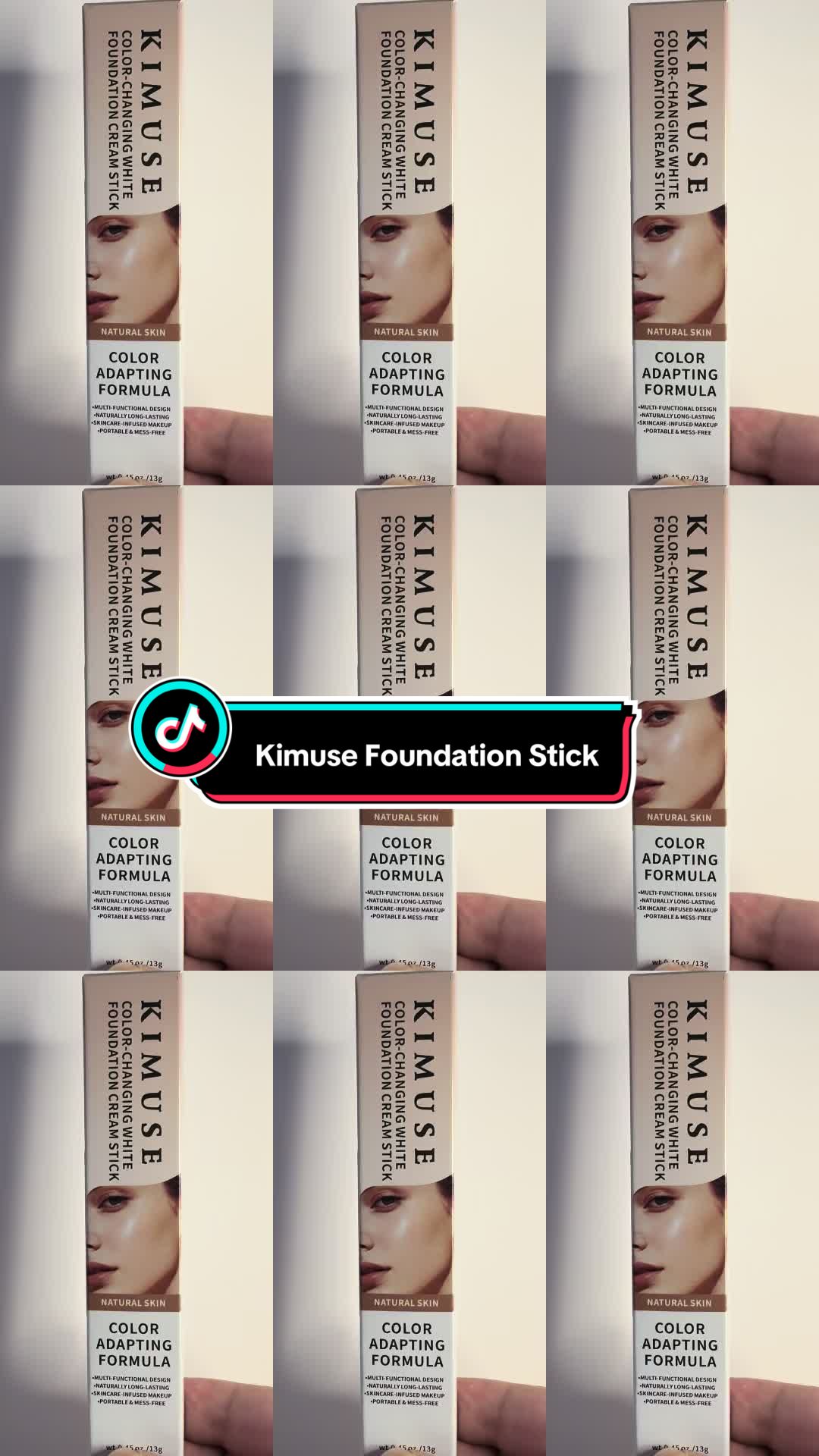 TikTok post by @redwinnie51 for Kimuse. Caption reads: Introducing the @KIMUSECOSMETICS Colour Changing....