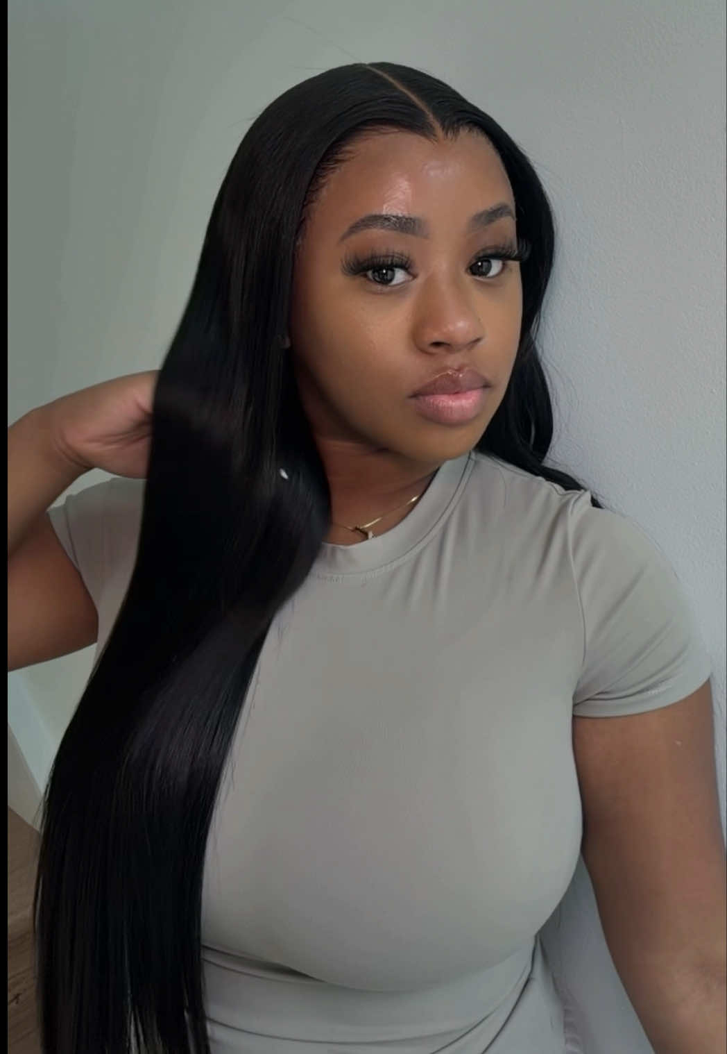 TikTok post by @lady_superior for Alipearl Hair. Caption reads: lazy hairstyles 🤝🏽 busy woman....