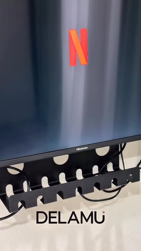 Instagram post by @giorgisshamugia for DELAMU. Caption reads: [...] and easy to attach to any surface.....