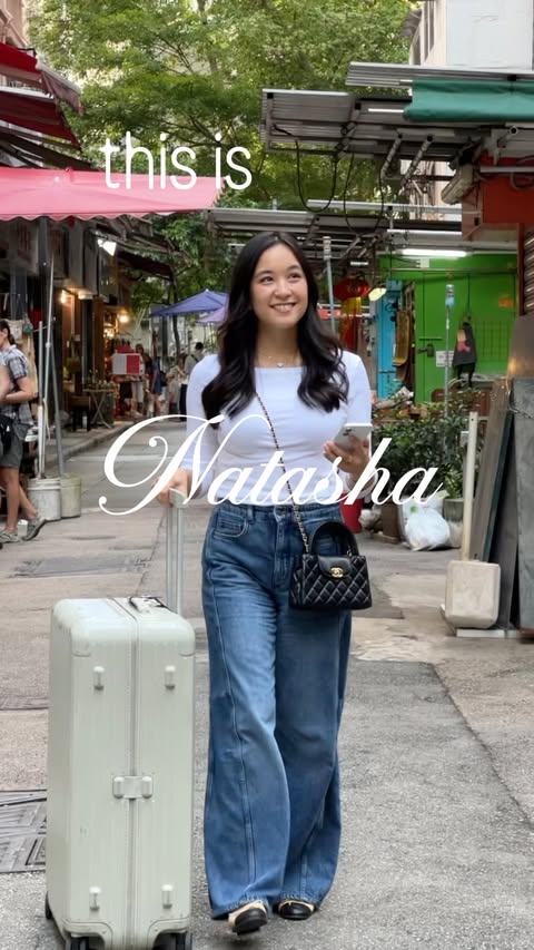 Instagram post by @natasha_lu for Haruharu Wonder. Caption reads: [...] and hydration even during travel....