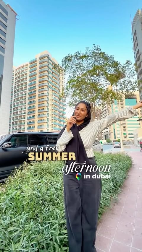 Instagram post by @misszuzucchini for Visit Dubai. Caption reads: [...] #FromDubaiForDubai #dubaifoodie #visitdubai.