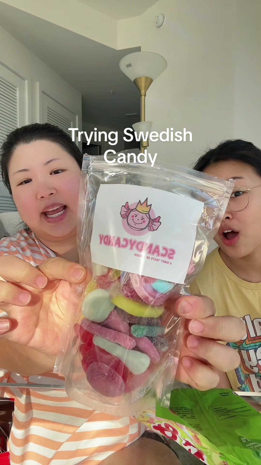 TikTok post by @fupalicious for Scandycandy. Caption reads: Texture 10/10 amazing. Thank you @ScandyCandy 🍬....