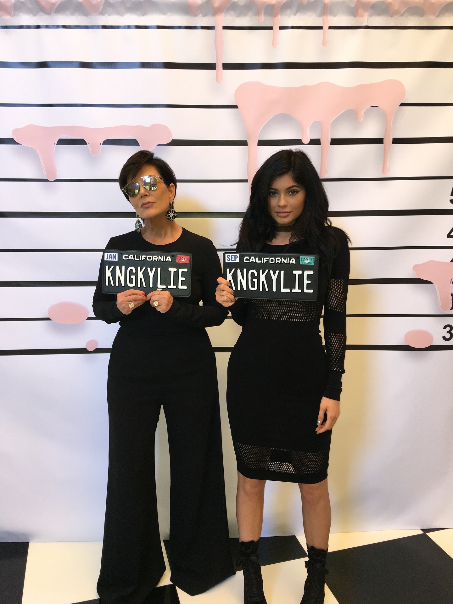 Instagram post by @kyliejenner for Kylie Cosmetics. Caption reads: found my phone from 2016 🥹 I can’t believe i....