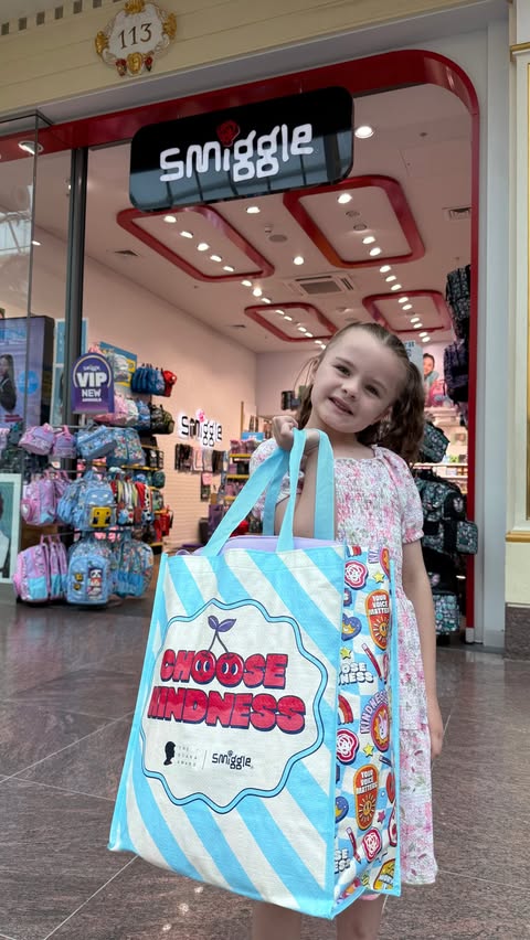Instagram post by @emilia.roses.closet for Smiggle. Caption reads: •Smiggle• . AD: Back to school ready with [...].
