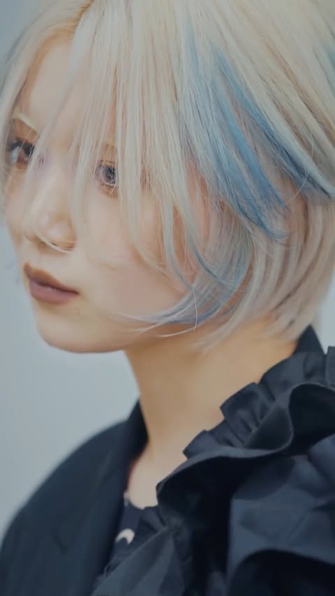 Instagram post by @fuga.null for Shiseido Professional. Caption reads: [...] @uka_915 #COLORMUSE #カラーミューズ....