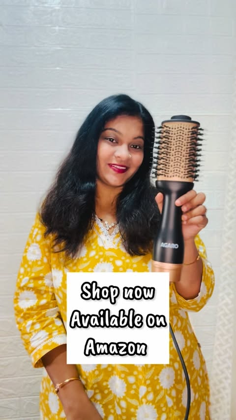 Instagram post by @luvkhush4823 for AGARO Lifestyle. Caption reads: Winters hair care tips using dandruff free....