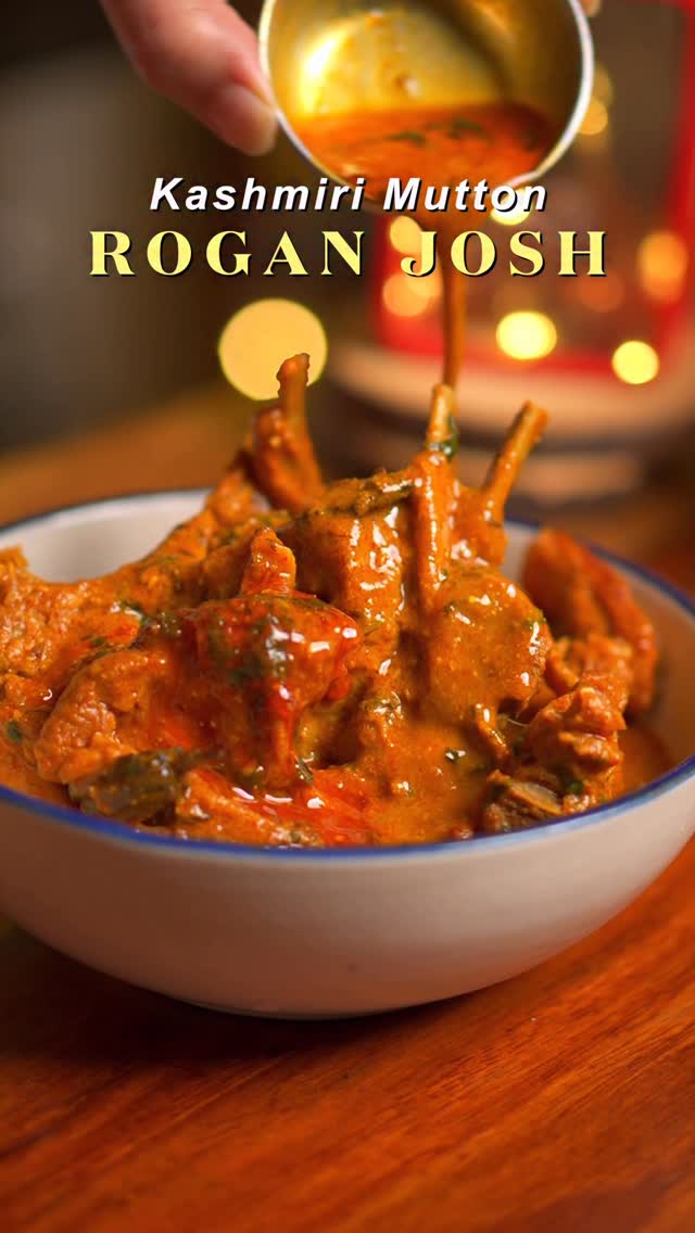 Instagram post by @delhifoodnest for Catch Foods. Caption reads: Comment Rogan for the full recipe 👇
The secret....