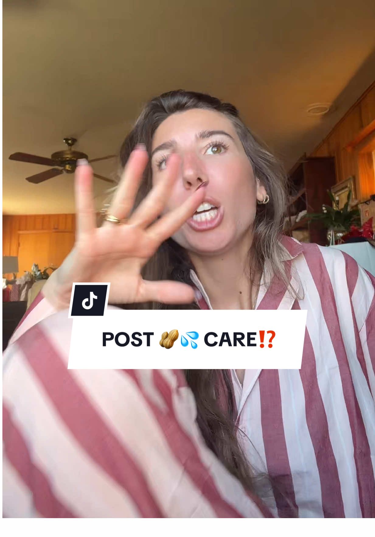 TikTok post by @clairelyyou for Love Wellness. Caption reads: [...] #tiktokshopjumpstart @lovewellness.