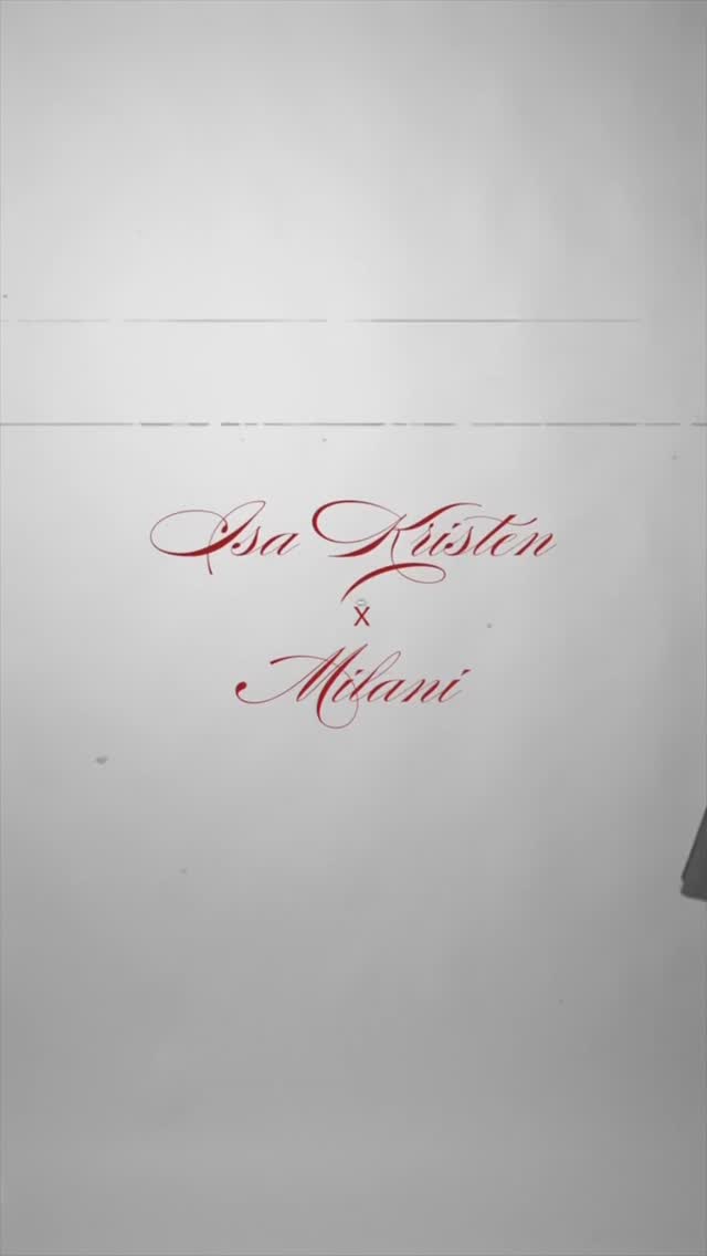 Instagram post by @isa_kristen22 for Milani Cosmetics. Caption reads: santa is working on something special for the....