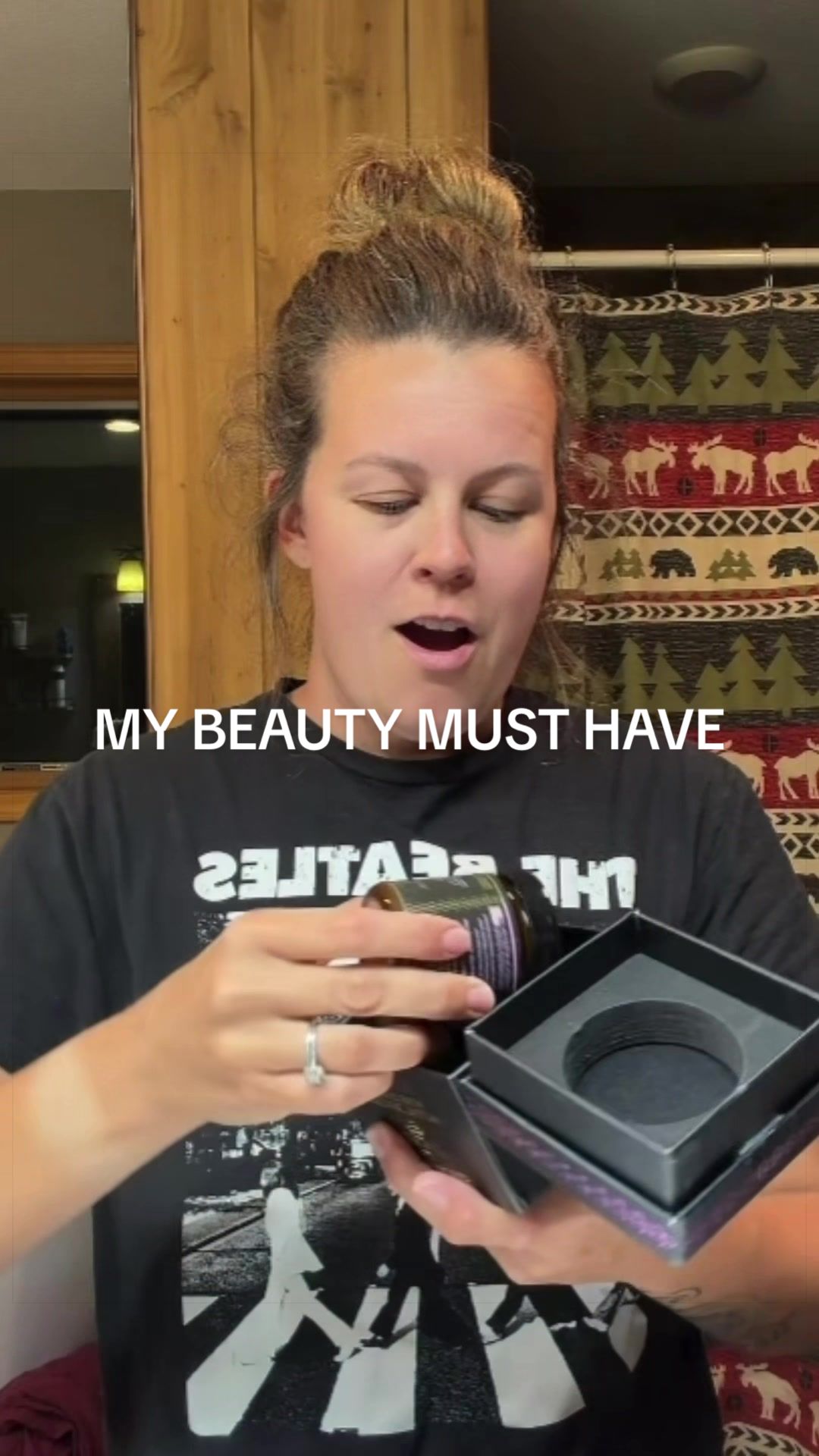 TikTok post by @elsielee_viele for Terra Lotus. Caption reads: [...] #glowingskin #beauty #nontoxic @Terra Lotus.