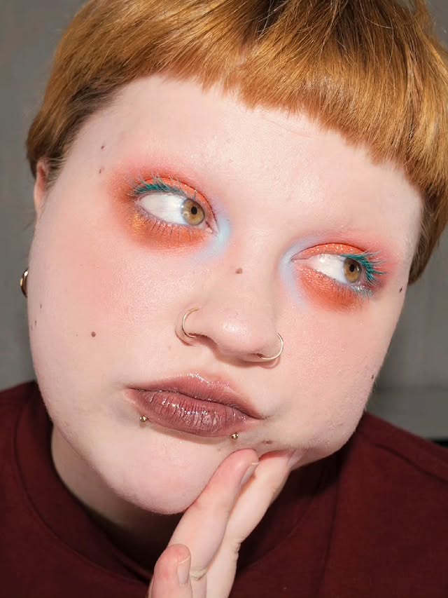 Instagram post by @leealtringer for Flower Knows. Caption reads: [...] highlighter* liner in: moon mechanic*....