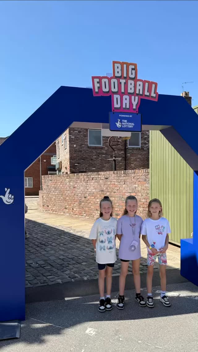 Instagram post by @mumma_to_triplet_girls for National Lottery Good Causes. Caption reads: Such a special day on the @coronationstreet....