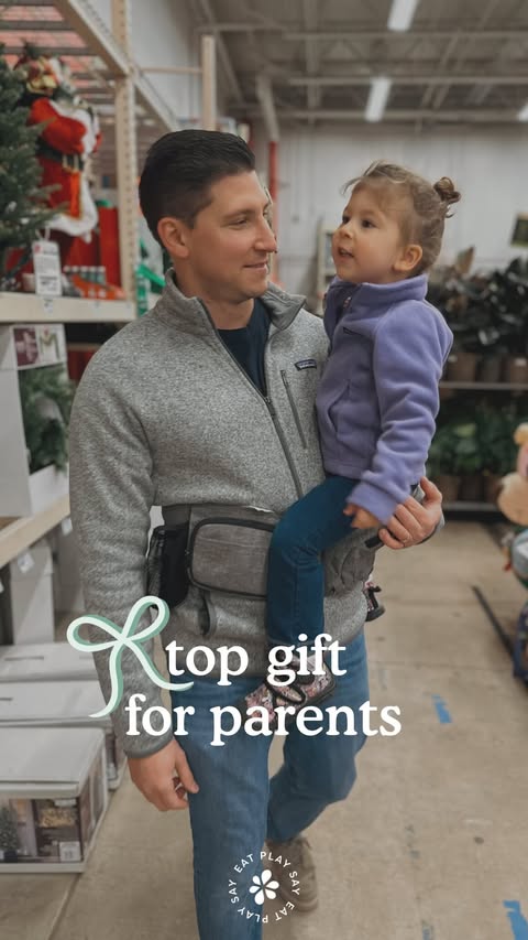 Instagram post by @eatplaysay for Tushbaby. Caption reads: 🎉 Type “TUSH” for my exclusive discount link to....