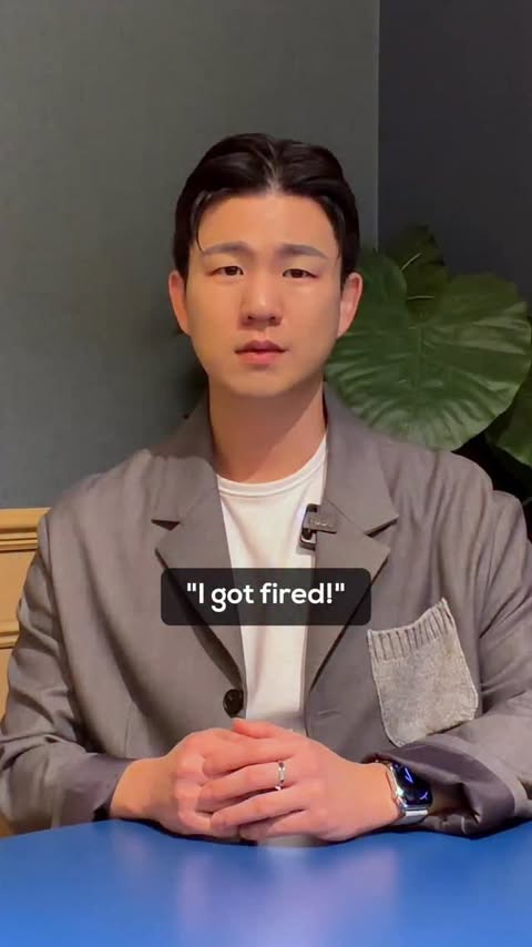 Instagram post by @koreanbilly for MUBI. Caption reads: Is losing a job different in the UK compared to....