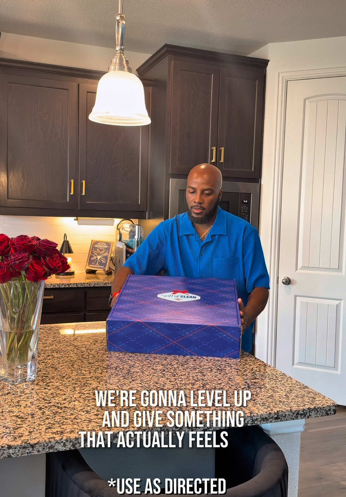 TikTok post by @davidlockridge2.0 for Clorox. Caption reads: [...] messy- so the best gift? A clean slate.....