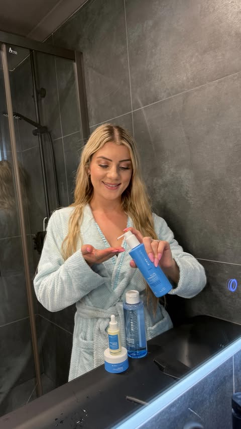 Instagram post by @_brittany_knowles_ for Frulabeauty. Caption reads: [...] skincare combo has just dropped from....