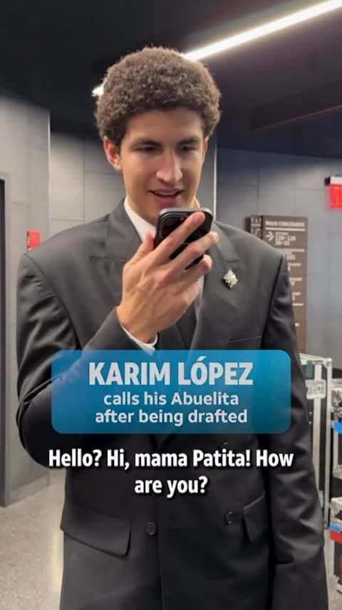 Instagram post by @karimlopez for AT&T. Caption reads: [...] to go to @karimlopez’s Mama Patita 🫶🏼....