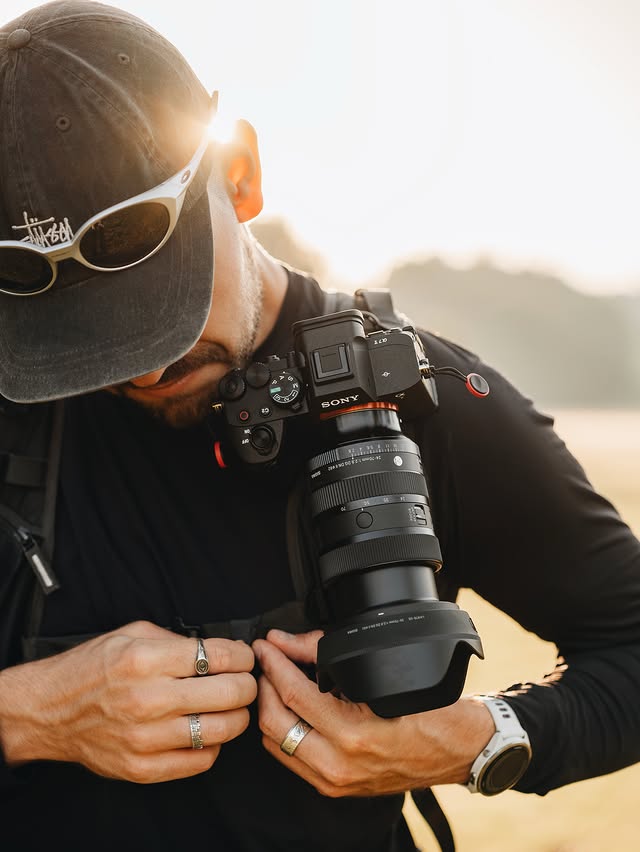 Instagram post by @bokehm0n for SIGMA Deutschland. Caption reads: Wer mich schon länger begleitet, weiß: Es gibt....