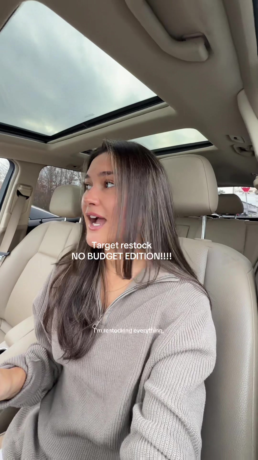 TikTok post by @madiivyy for Lemme. Caption reads: [...] #targethaul #targetrestock #shoppingvlog....