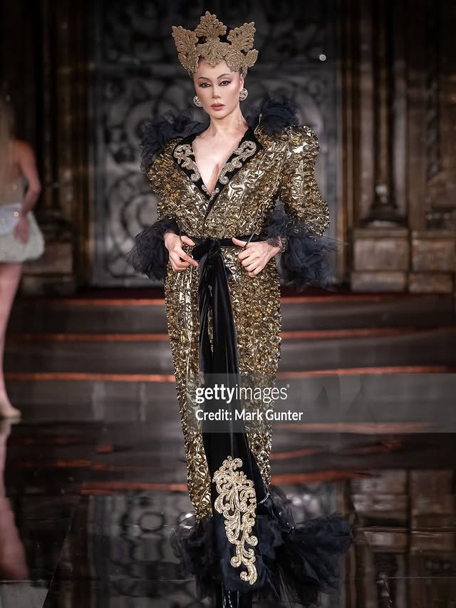 Instagram post by @george_styler for Billion Dollar Beauty. Caption reads: GEORGE STYLER RUNWAY SHOW NEW YORK FASHION WEEK....