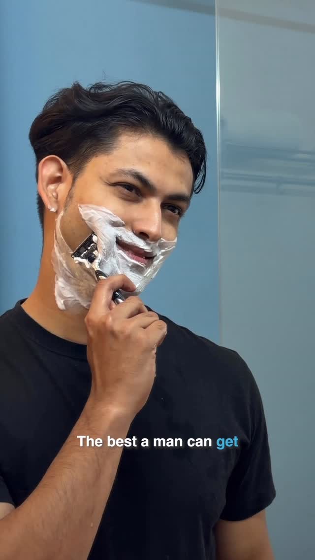 Instagram post by @shashwattt for Gillette. Caption reads: The Best Son, The Best Brother, The Best Friend….....