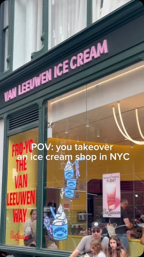 Instagram post by @getsourmilk for VistaPrint. Caption reads: [...] NYC store into a Sourmilk storefront....