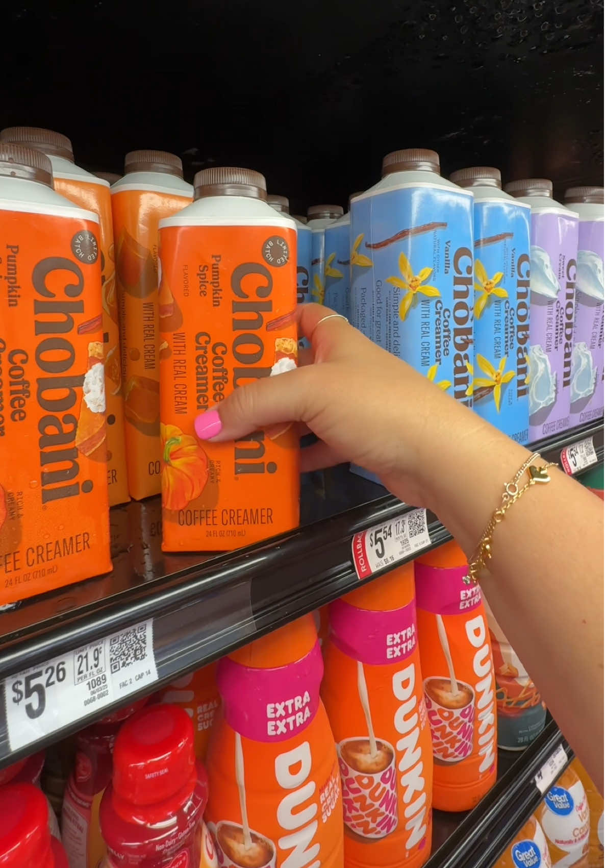 TikTok post by @itsfefii7 for Bloom Nutrition. Caption reads: romanticizing my Walmart run ✨🛒 #bloompartner....